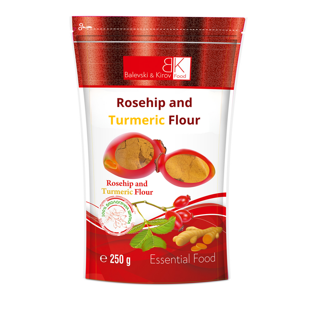 Vitamínová svačina z plodů šípku a kurkumy - BIO