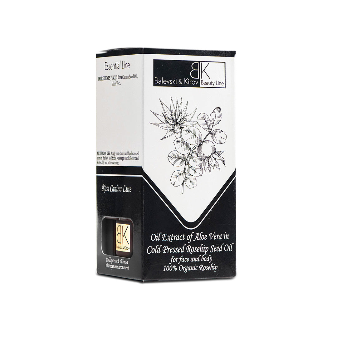 Šípkový olej s éterickým olejem z aloe vera LUX 30 ml - BIO