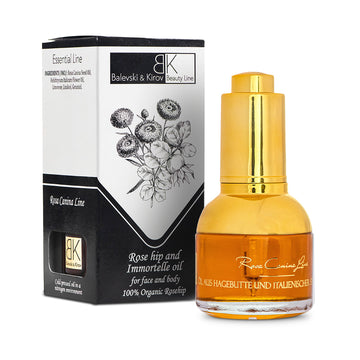 Šípkový olej s éterickým olejem z nesmrtelky LUX 30 ml - BIO