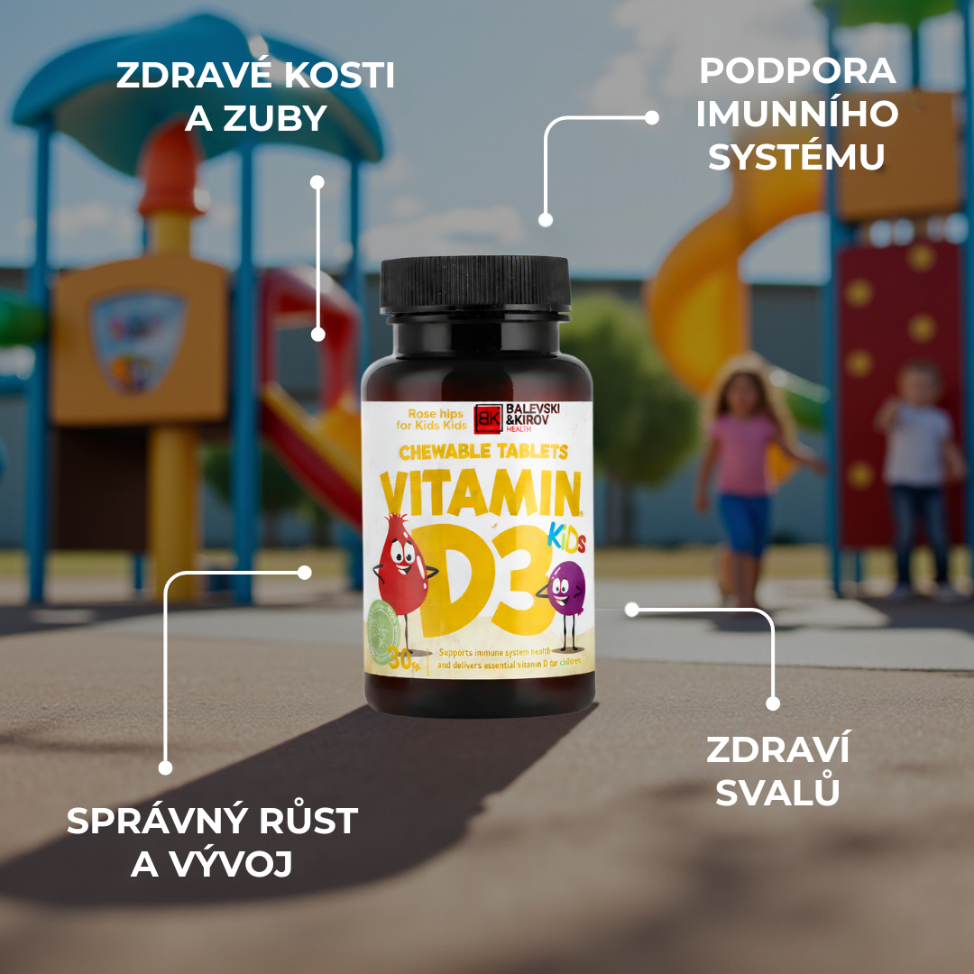 Šipka s Vitamínem D3 pro DĚTI